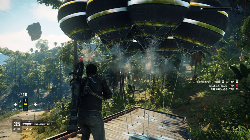 Illustration for article titled I'll Finish Just Cause 4 Once The Balloon Grapple Stops Being Hilarious